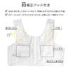 [Fuuka] Kimono Bra, 100% Cotton, Front Zipper, with Padding, for Kimono, Chest Flattening, Front Opening, Plus Sizes, Underwear, White, SMLLL3L Sizes
