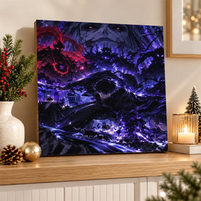 Solo Leveling Diamond Painting Kit 5D Full Drill DIY Diamond Mosaic Wall Art Home Decor