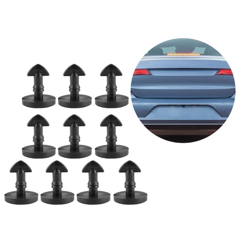 10Pcs Rear Bumper Tow Eye Cover Fastener Clips for Sport 06-09 Discovery 3 4 DYR500010 Replacement Tow Eye Cover Clips