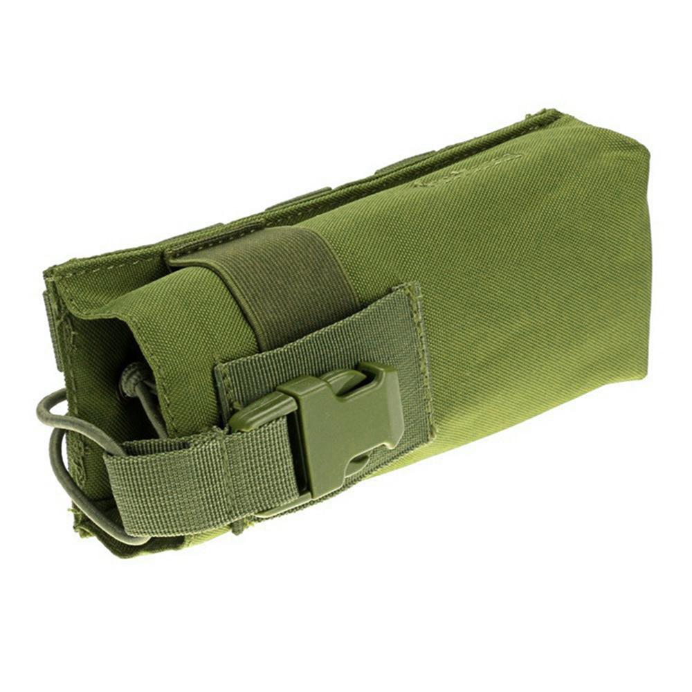Outdoor Walkie Talkie Pouch Water Bottle Bag Handheld Radio Bag Molle Tactical Multifunctional Accessory Bag Travel EDC Pack