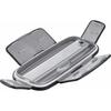 Asvel Lantus DB TLB-TS820 Silver Lunch Box, 820ml, 22.4cm W x 10.4cm D x 9.0cm H, with bag