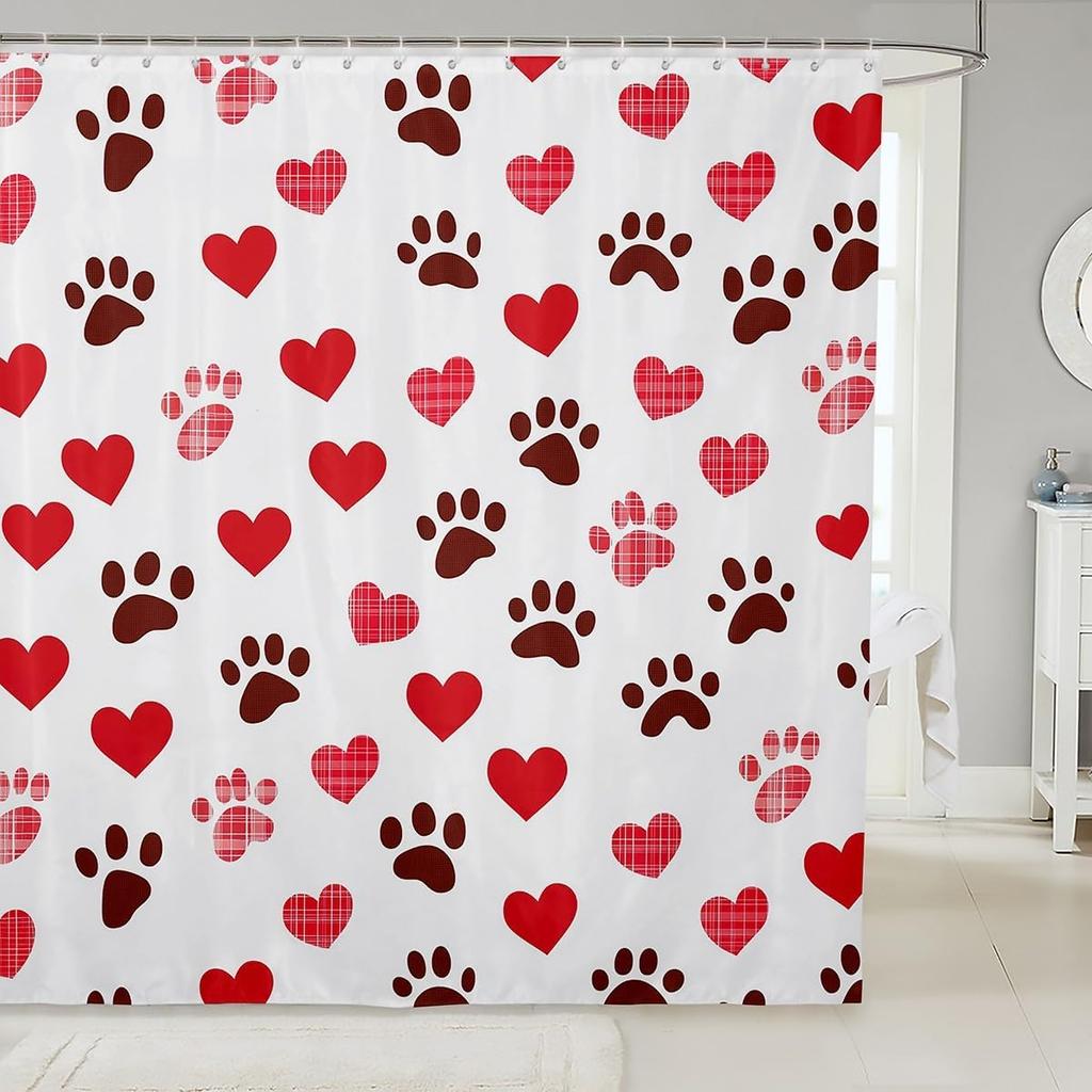 Cat Shower Curtain Japanese Style Bathroom Shower Curtain Sets for Kids Boys Girls Teens,Ocean Wave Fabric Shower Curtain
