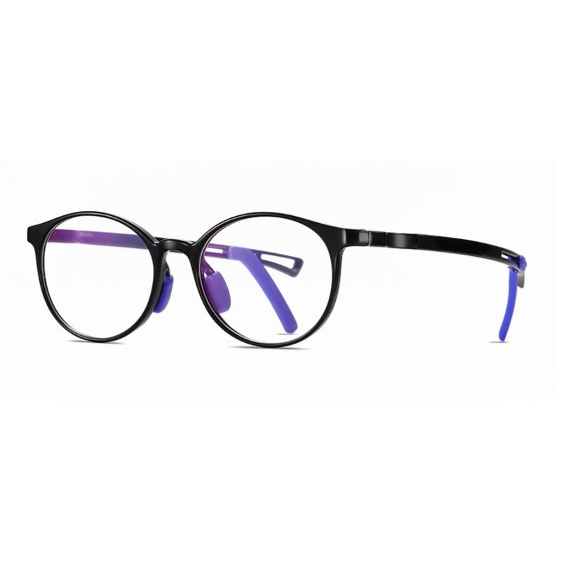 Kids Anti Blue Light Glasses for Children Boys Girls Transparent Round Frame Clear Lens Computer Phone Eyewear