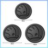 1Pcs Car Hood Front Bonnet Grill Rear Trunk Emblem Logo Badge Styling For Skoda Octavia 2 3 LL5 Fabia Superb Rapid Kodiaq Karoq