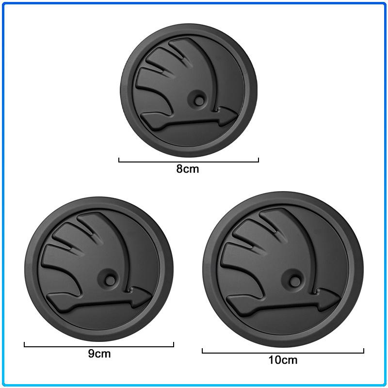 1Pcs Car Hood Front Bonnet Grill Rear Trunk Emblem Logo Badge Styling For Skoda Octavia 2 3 LL5 Fabia Superb Rapid Kodiaq Karoq