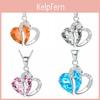 Colier Elegant în Formă de Inimă cu Cristal de Zirconiu Lanț Claviculă Pentru Femei Cadouri pentru Angajați Sărbătoare de Nuntă