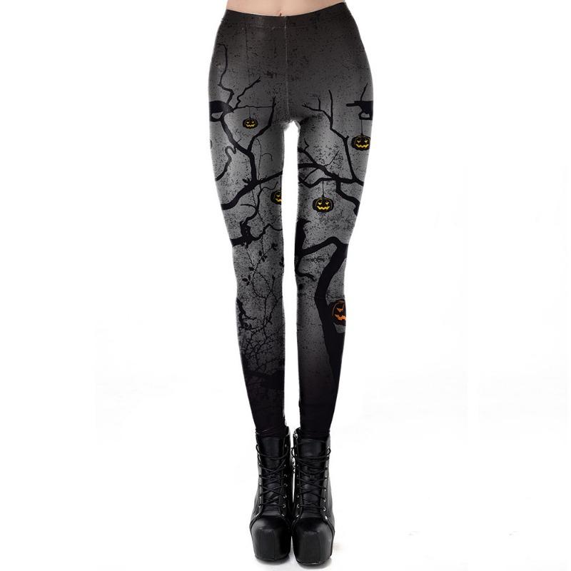 

Новые костюмы на Хэллоуин, горячо продаваемые женские облегающие леггинсы длиной девять точек 1 XL