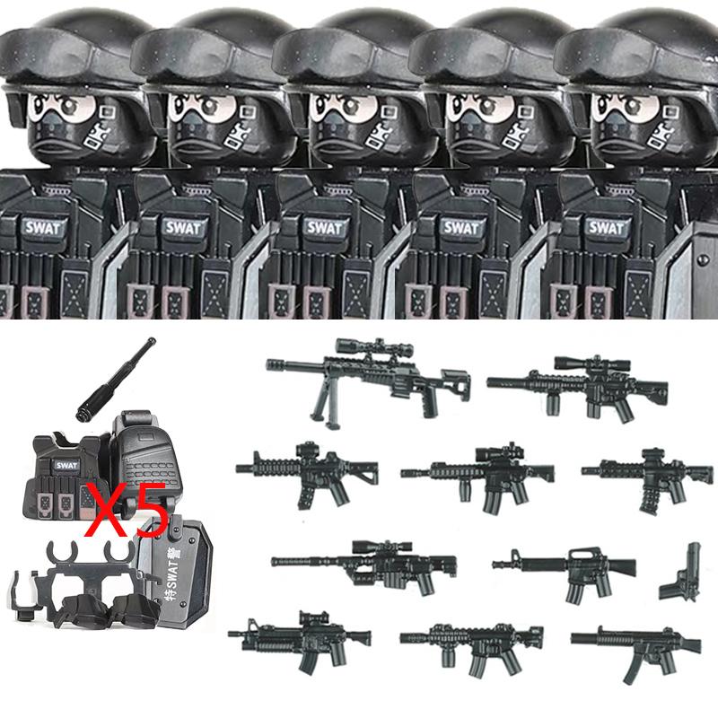 Urban Area High-Quality Police High-Quality Special High-Quality Forces High-Quality Swat High-Quality Figures High-Quality Building High-Quality