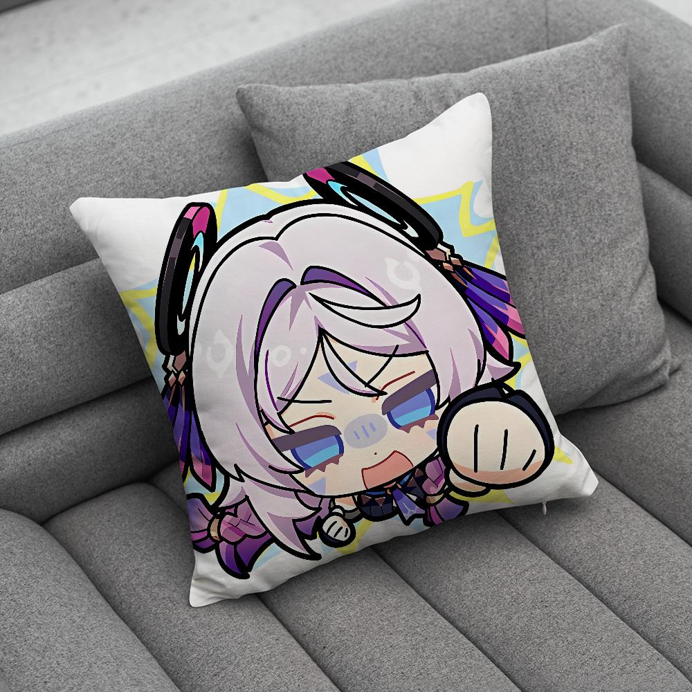 GGenshin Impact Citlali Pillow Case Soft Cushion Cases for Farmhouse Sofa Decor Home Decorations and Protector