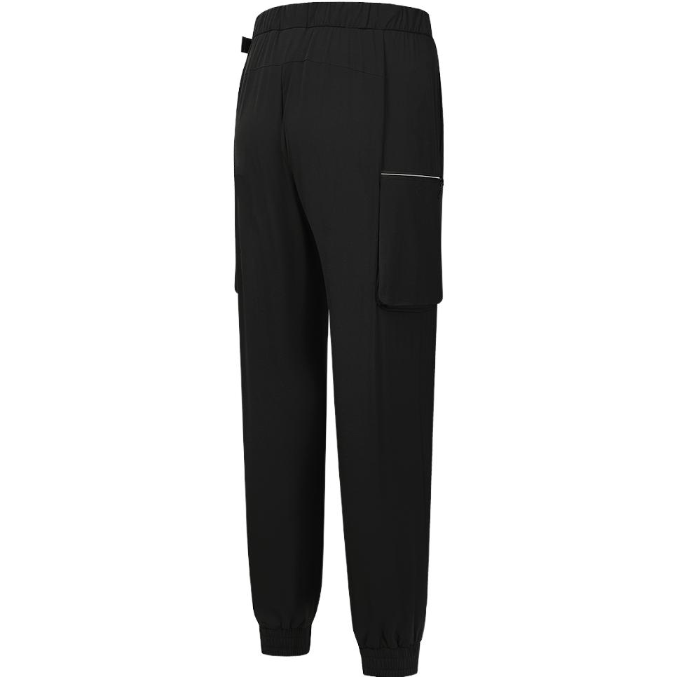 FILA 2023 Autumn New Simple Loose Cuffed Outdoor Sports Pants Women bottoms Deep-Black A11W337804F-BK