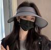 Summer Sun Protection Hat With Large Brim And Breathable Mesh For Women