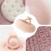 2/4Pcs Super Soft Sunflower Suction Cup Bath Ball, 2-in-1 Sunflower Bath Ball Exfoliating Bath Sponge Cleaning Brush, Sponge Mesh Pouf Shower Ball