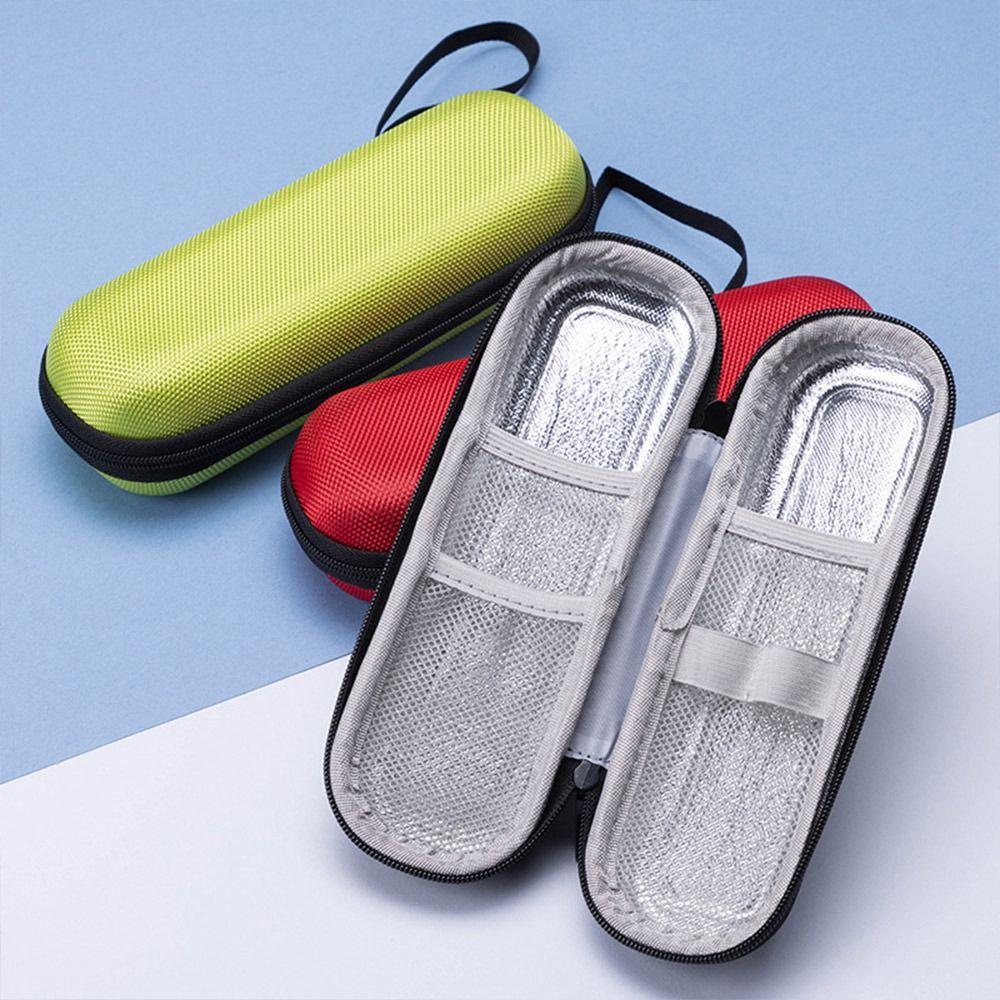 EVA Insulin Cooling Bag Waterproof with Gel Pocket Pill Protector Thermal Insulated Glaciated Cold Storage Bag for Diabetics