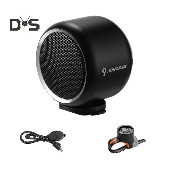 

Bluetooth-совместимый динамик, водонепроницаемый, компактный, перезаряжаемый, беспроводной, велосипедный гудок, портативный мини-динамик чёрный