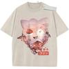 Unisex Washed Pink Vintage T  Shirt Pokmon Jigglypuff Scenic View High  Quality Fabric for Home Leisure Travel Shopping