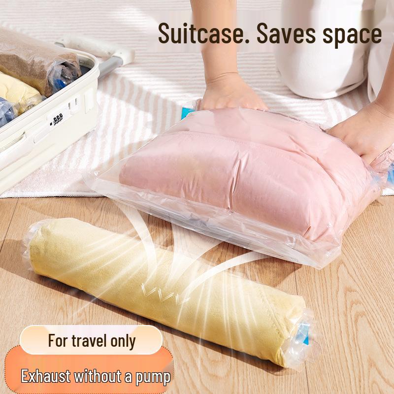 Hand-Rolled Vacuum Compression Travel Storage Bags - Portable & In Stock