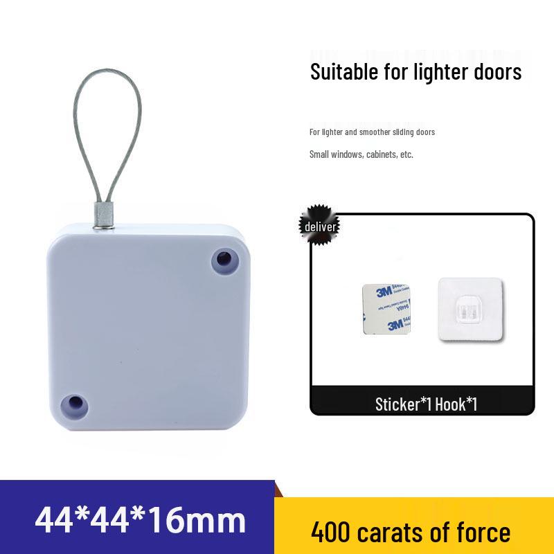 Automatic Retractable Sliding Door Closer for Household Wooden Push-Pull Doors