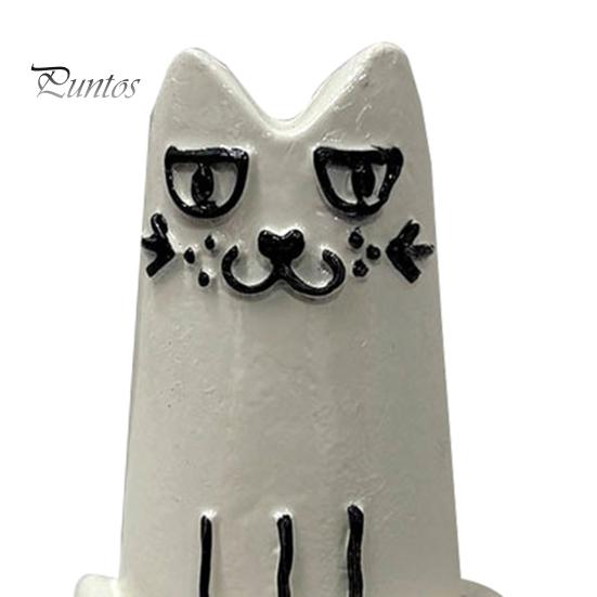 Small Fresh Cut Flower Vase Creative Cat Shaped Vase, Minimalist Cartoon Kitten Tabletop Planter for Dried Gifts Lovers Flowers, Mini Narrow