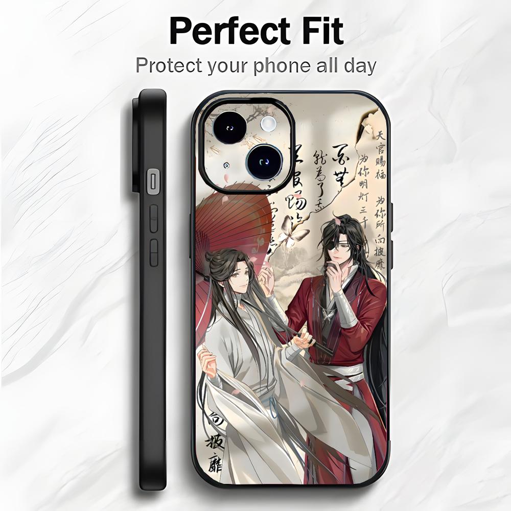 Fantasy Anime H-Heaven Officials Blessing Phone Case Phone Case Trend Soft Packaging Lightweight For iPhone17 16 15 14 ProMax
