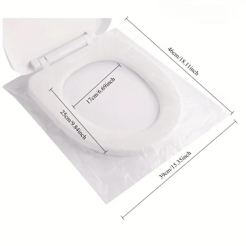 10/30/50/100pcs Disposable Toilet Seat Cushions, Toilet Seat Cushions, Sanitary Public Toilets, Travel Disposable Toilet Covers