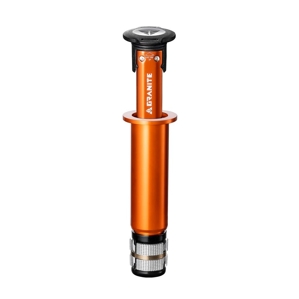 Granite Stash RCX Kit Compact bicycle tool that can be installed inside the steerer compression plug model Multi-Tool - tube, (orange)