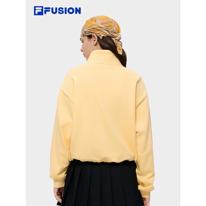 FILA FUSION Women's Pullover Knit Long-Sleeve Sweatshirt