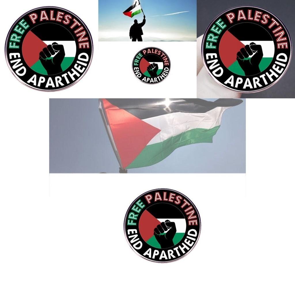 Free Palestine Pin Brooch Decorative And Sturdy Metal Alloy Badge Accessory