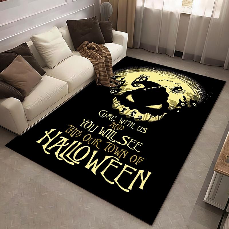 Classic Movie Nightmare Before Christmas Jack Large Carpet LivingRoom Home Decor Sofa Table Rug Anti Slip Chair Lounge Floor Mat