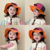 Baby Children Bucket Cap Quick-dry Fisherman Caps New Sunscreen Hat  3-7 Years