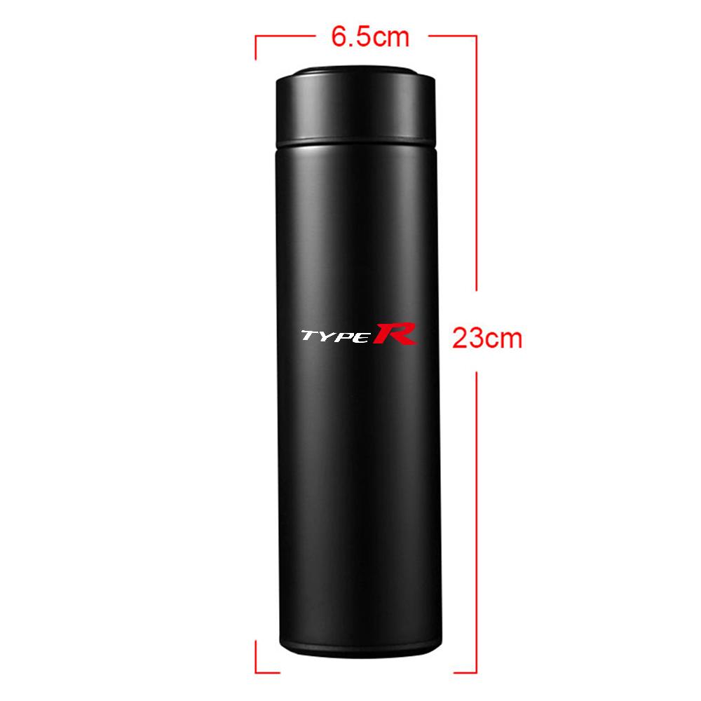 Intelligent Cup 500ml Thermos Bottle Smart Cup With Temperature Display 304 Stainless Steel For Honda Fit Civic City Jazz Accord