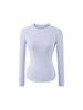 Spicy Girl Versatile Long-Sleeve Women's T-Shirt - Spring/Autumn, Comfortable Base Layer, Round Neck, Slim Fit