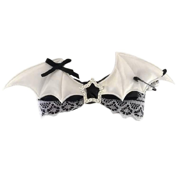 Bat Wing Hair Clip for Female Dark Series Hair Pin 2000s Anime Hair Barrettes Side Clip Girl Halloween Theme Hair Decors