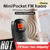 Mini Portable FM Radio Digital Tuning Pocket Clip Radio with Earphone Battery Operated Radio for Home Outdoor Walking Jogging