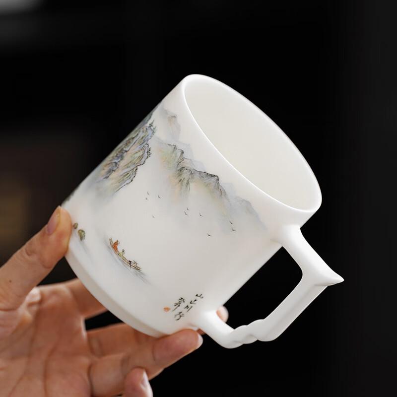 Hand-painted Panda Ceramic Tea Mug with Infuser