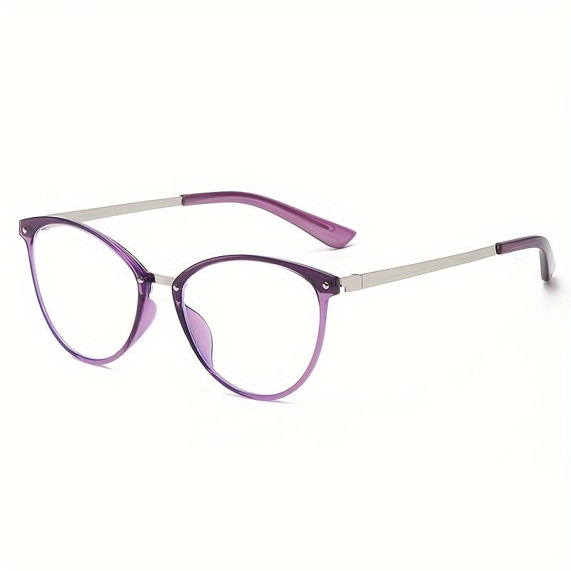 

New Model Metal Cat S Eye Fashion Day And Night Dual-Use Anti-Blue Light Glasses For Men And Women