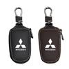 Leather Keychain Car Key Bag Multi Function Key Case for Mitsubishi Outlander Pajero Lancer Evolution RALLIART Car Accessories