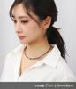 [Shinjuku Gin No Kura] Made In Japan Leather Choker Necklace with Cowhide Cord, Silver 925 (Black), 2.0mm Wide, 30cm-80cm Long (45cm Long)