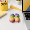 Stress Relief Toy Cartoon Peanut Toy, Slow Rising Simulation Squeeze Ball Relaxation Fidget for Kids Adults Sensory