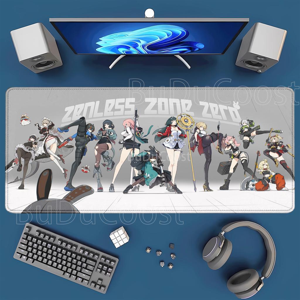 Zenless Zone Zero ZZZ Mousepad xmm overlock Keyboard XXL Anime Girl Hoshimi Miyabi Astra Yao Ellen Joe Rubber Desk Mat