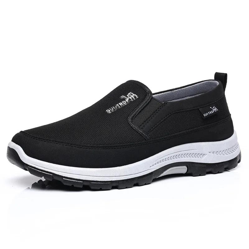 Heißer Verkauf Herren Freizeitschuhe Atmungsaktive Mesh Laufschuhe für Herren Rutschfeste Bequeme Sneaker Weiche Sohle Outdoor Herren Tennisschuhe
