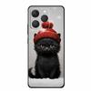 For Realme 15T Phone Case 15 T Fashion Picture Black Silicone TPU Soft Back Cover Case For Realme 15T 5G 2025 Case Realme15T Bag
