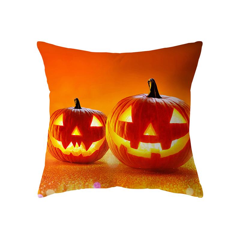 Pumpkin Collection Halloween Theme Pillow Cover Sofa Cushion  Holiday Gift Party Decoration Home Decor