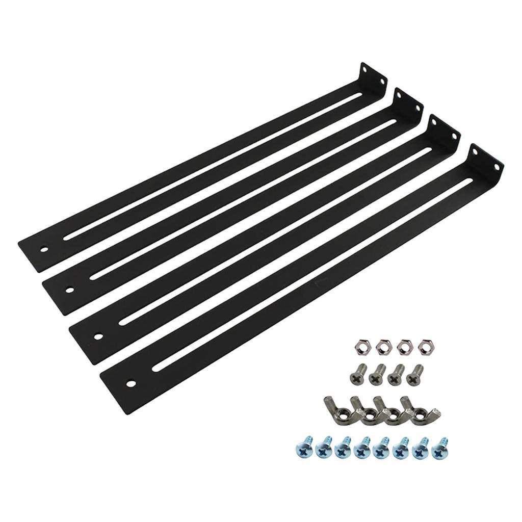 4Pcs Furniture Reinforcement Hardware Drawer Repair Kits Furniture Repair Accessory Bracket Middle Mount Enduring
