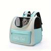 Hello Cat Breathable Pet Backpack - Transparent Window Design - Portable Outdoor Travel Bag - Suitable for Cats and Small Dogs