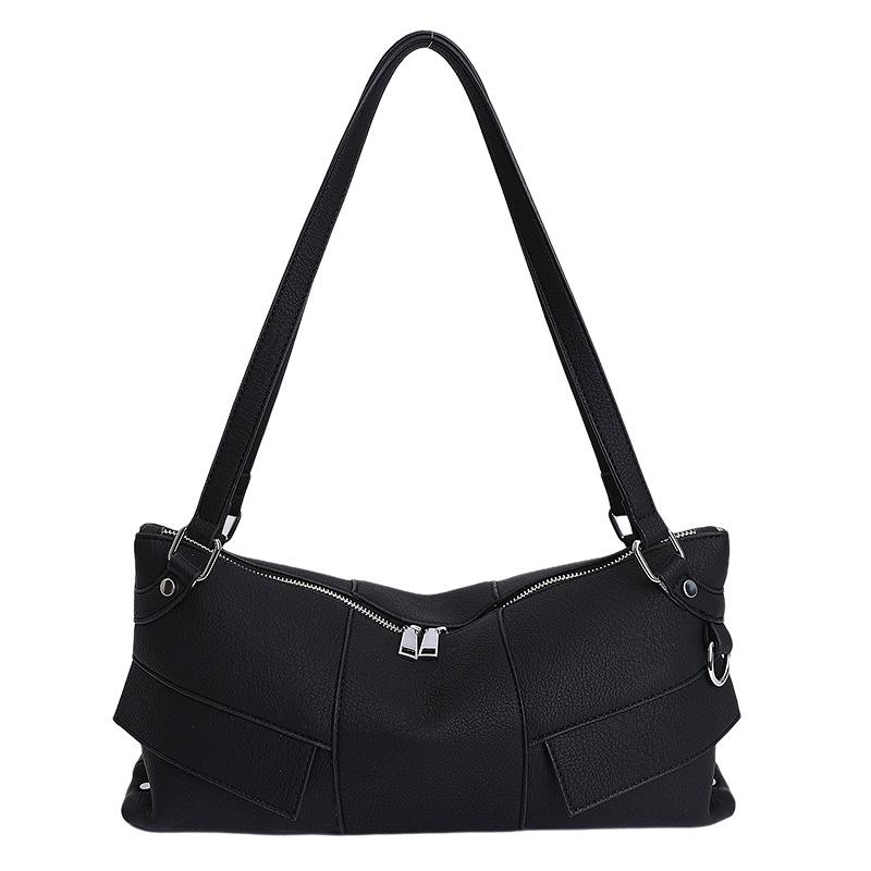 Fashion retro niche handbag women's 2026 spring new texture light luxury shoulder armpit bag