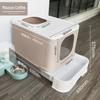"Extra Large Enclosed Cat Litter Box with Drawer and Splash-Proof Design"