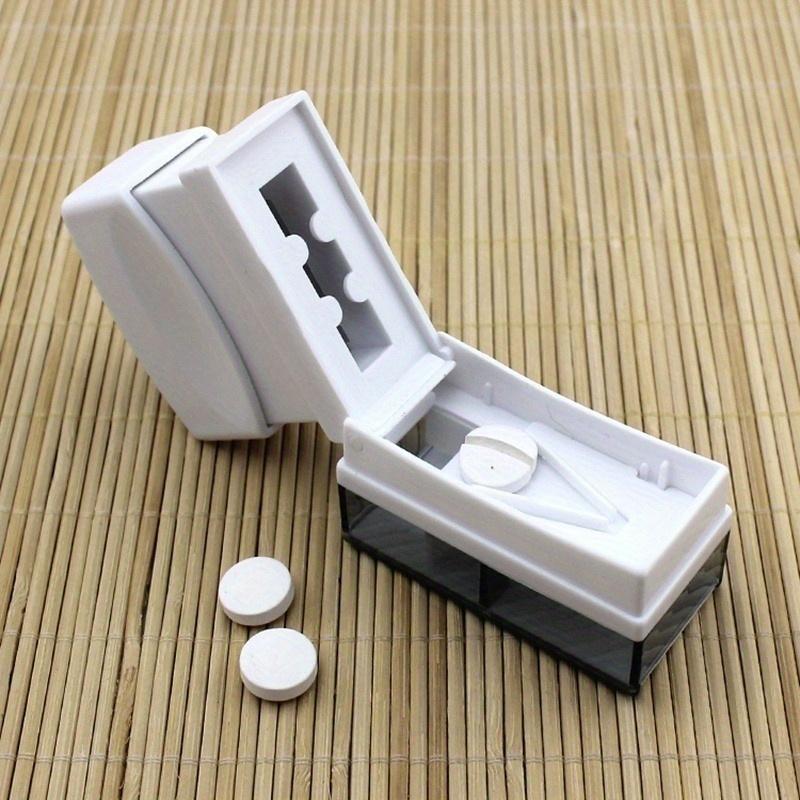 Outdoor Medicine Box Seal - Type Medicine Cutting Plastic Box Medicine Cutter Medicine Breaking Device Household Items