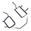 Motorcycle Saddlebag Conversion Bracket High Hardness Carbon Steel Saddlebag Support Bar Mount Bracket for MT800 MT 800