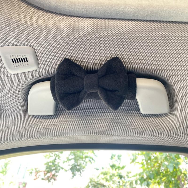 Easy to Install Anti Scratch Bowknot Car Roof Handle Cover Protector Fabric for Protection Against Wear and Tear