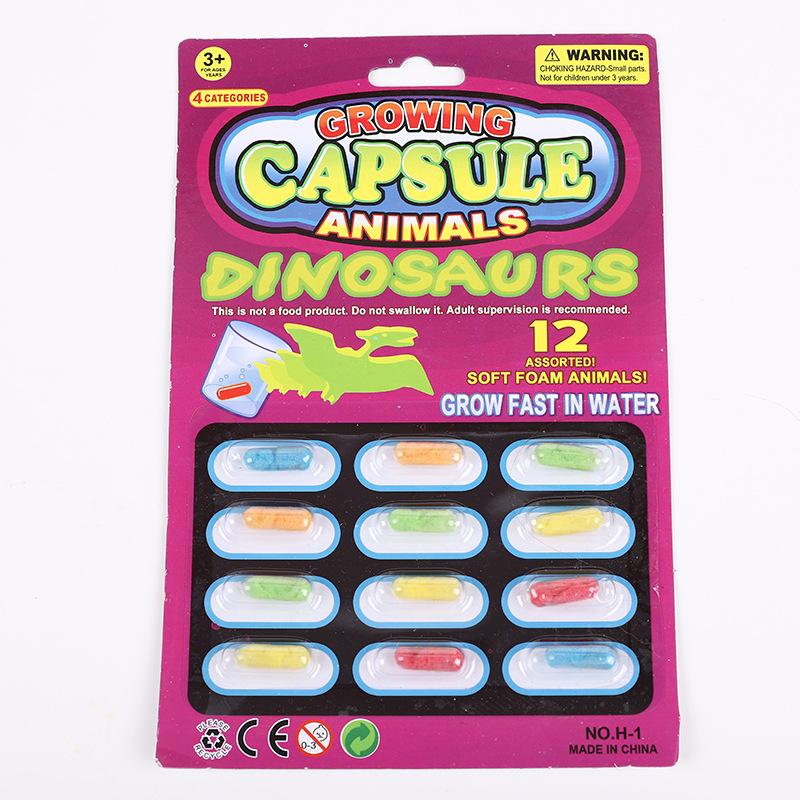 

Dinosaur and Marine Animal Expanding Capsules - Educational Bath Toys for Kids, Inspired by TikTok
